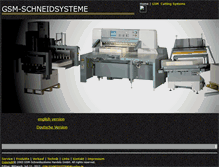Tablet Screenshot of gsm-schneidsysteme.de
